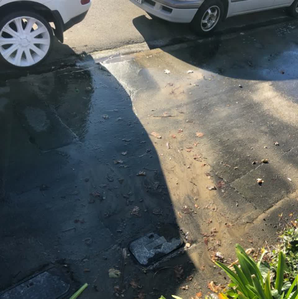 The photograph attached to this wastewater/stormwater report