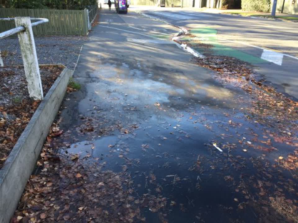 The photograph attached to this water supply report