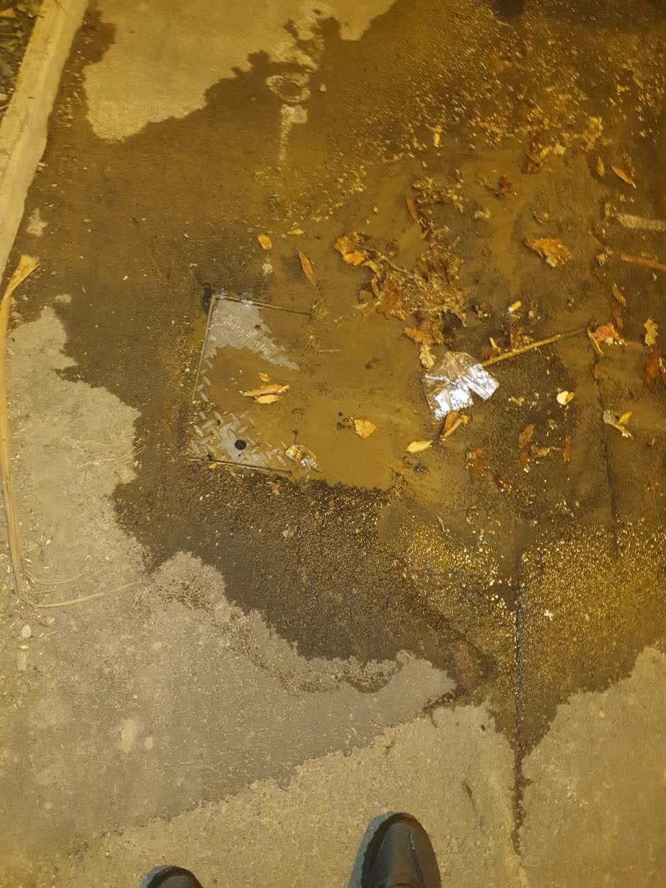 The photograph attached to this water supply report