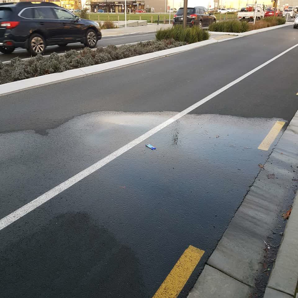 The photograph attached to this water supply report
