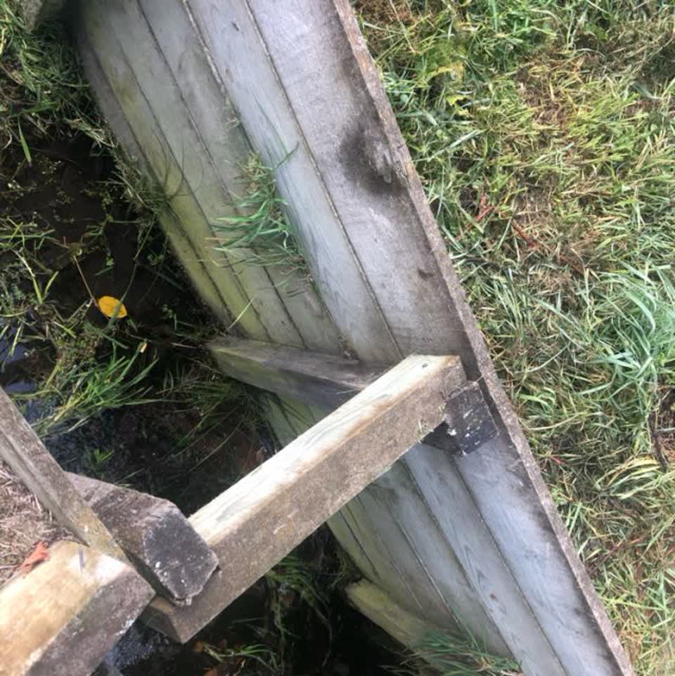 The photograph attached to this wastewater/stormwater report