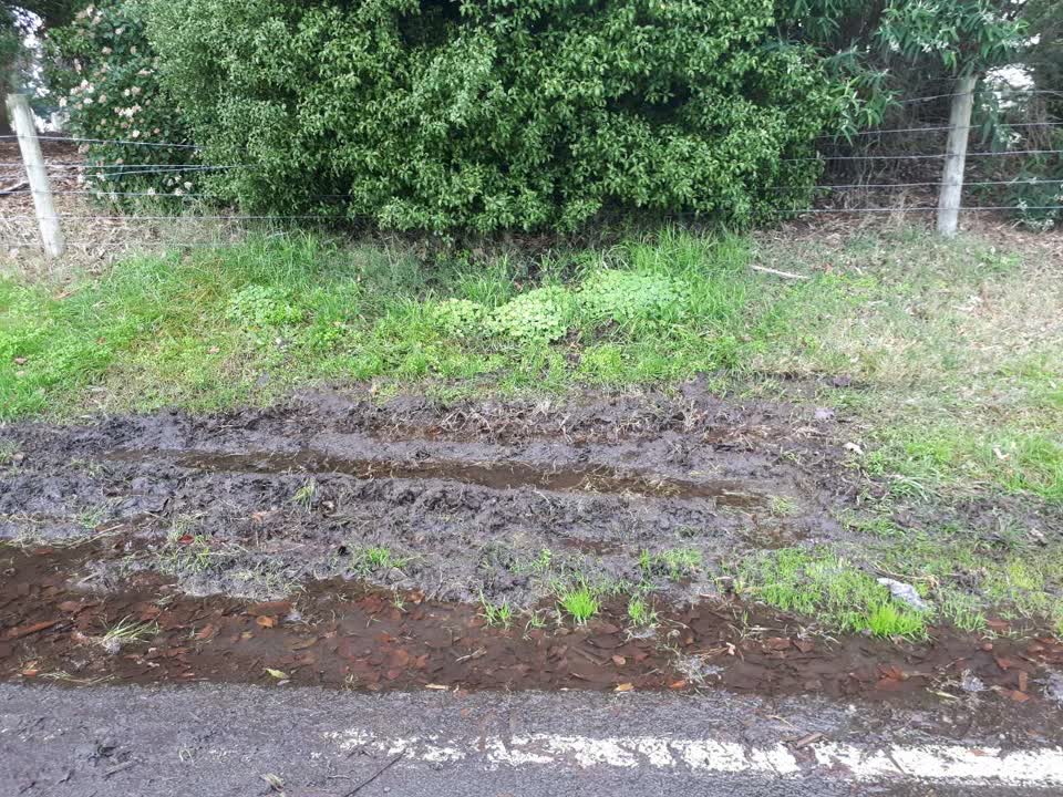 The photograph attached to this water supply report