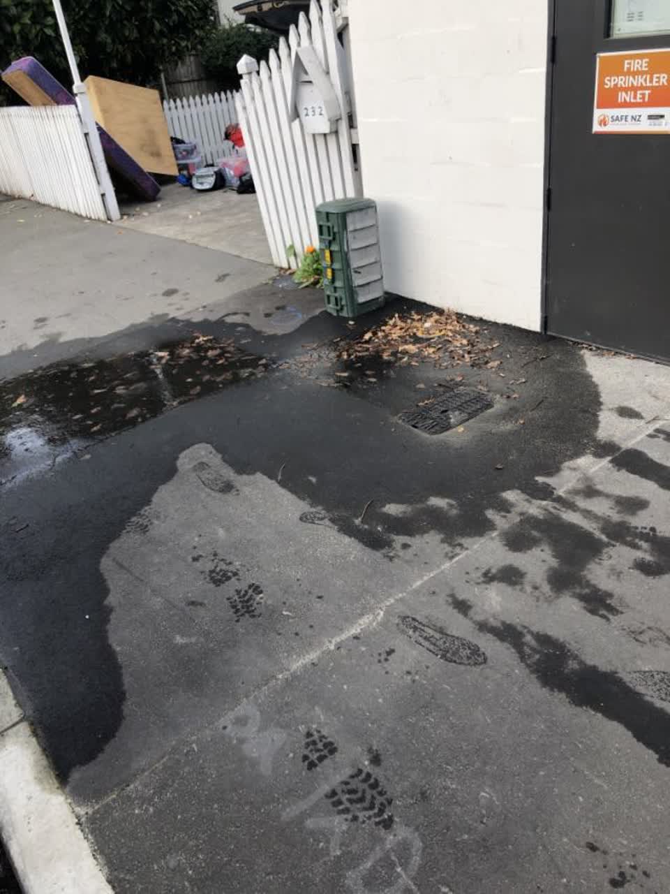 The photograph attached to this water supply report