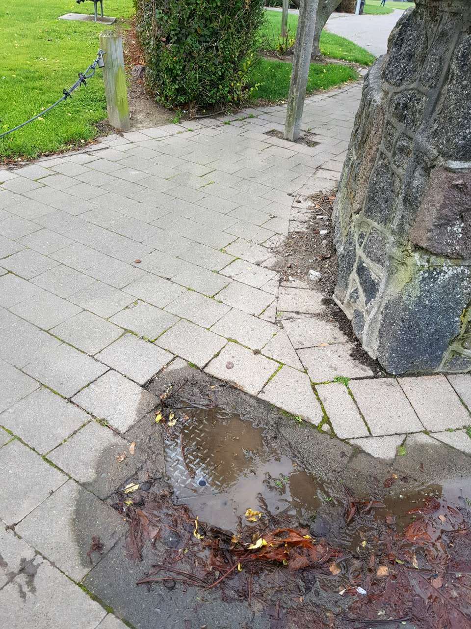 The photograph attached to this water supply report