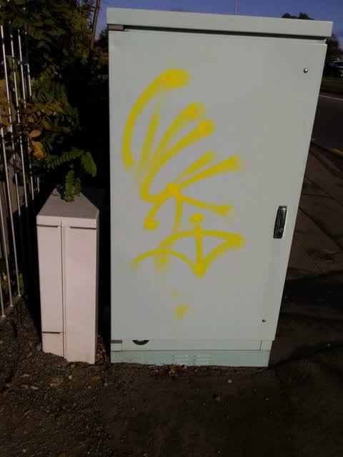 Graffiti, a report photo