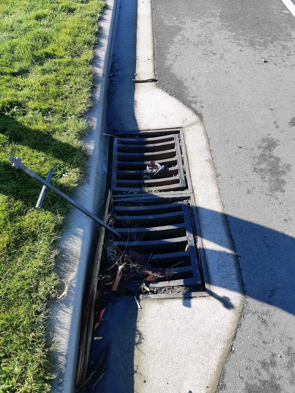 The photograph attached to this wastewater/stormwater report