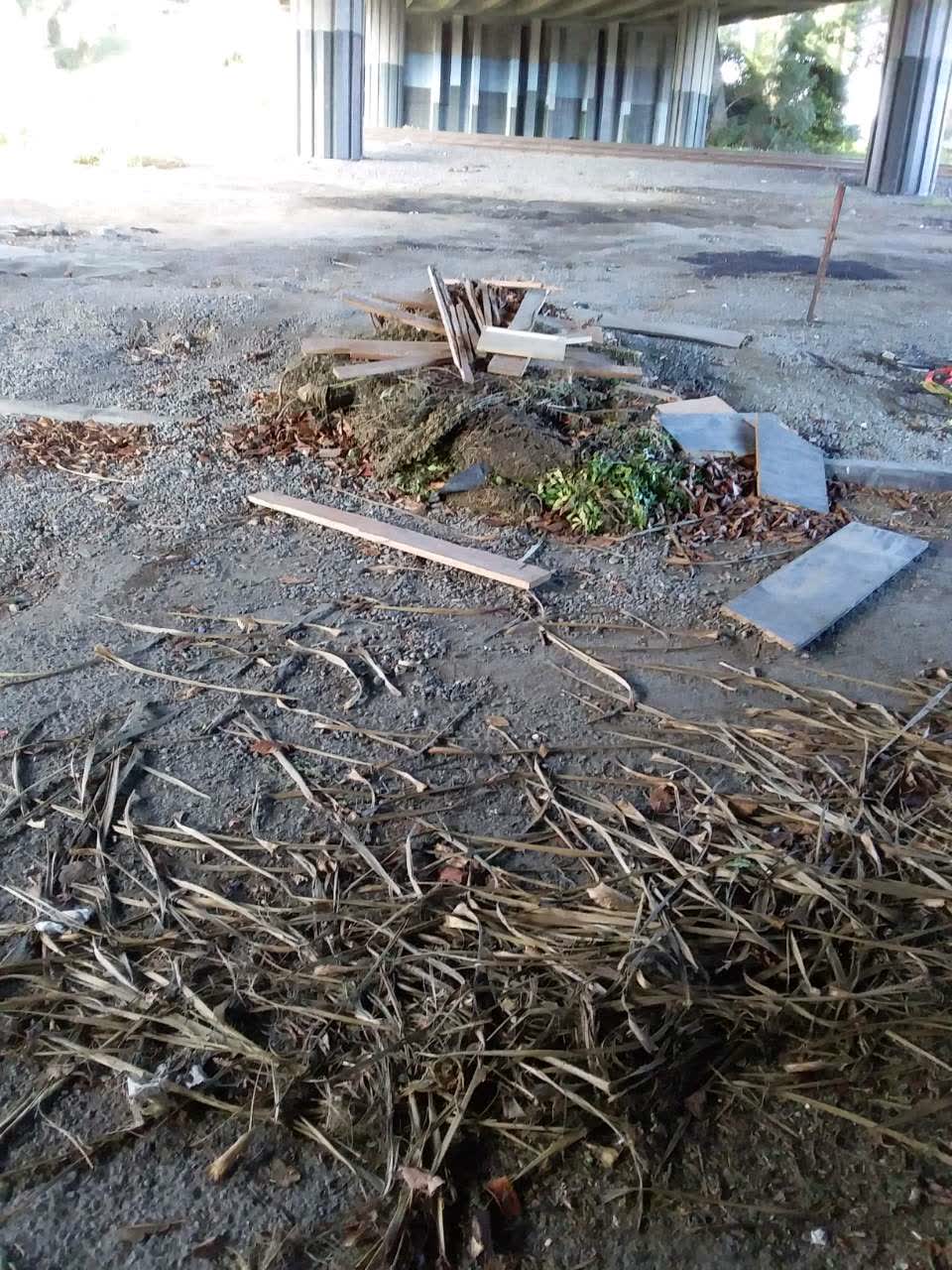 The photograph attached to this rubbish/recycling report