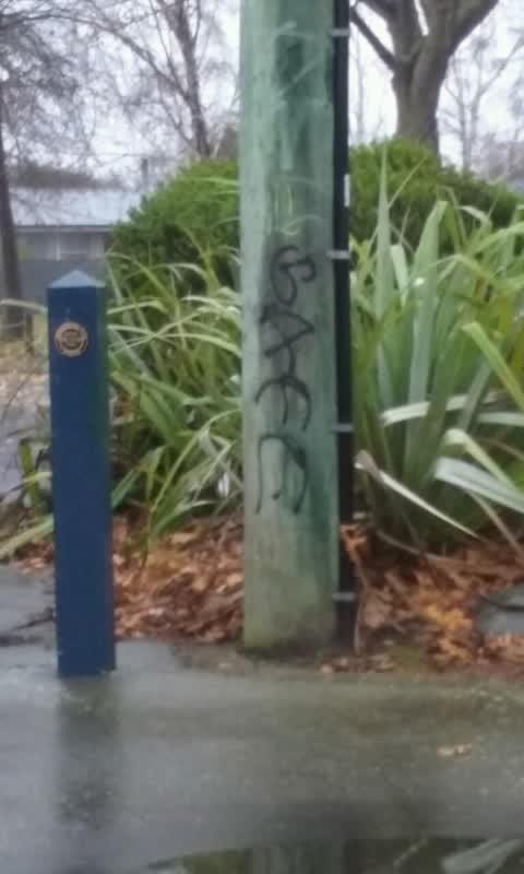 Graffiti, a report photo