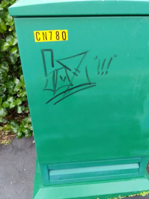 Graffiti, a report photo
