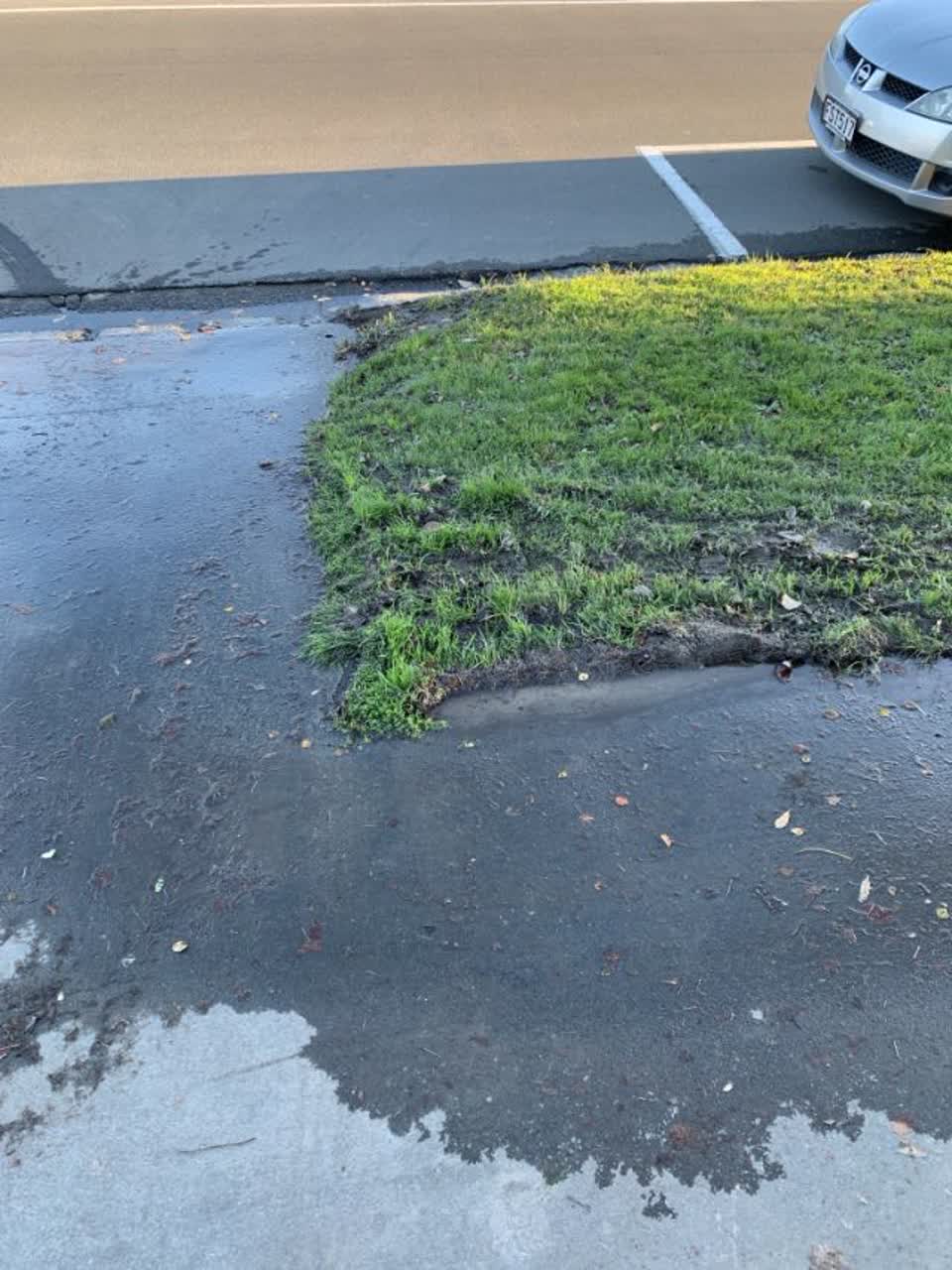 The photograph attached to this water supply report
