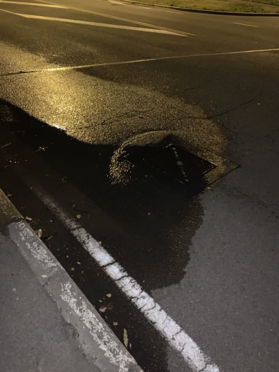 The photograph attached to this wastewater/stormwater report