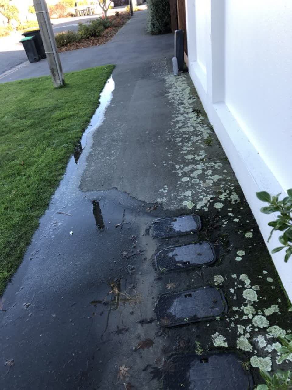 The photograph attached to this water supply report