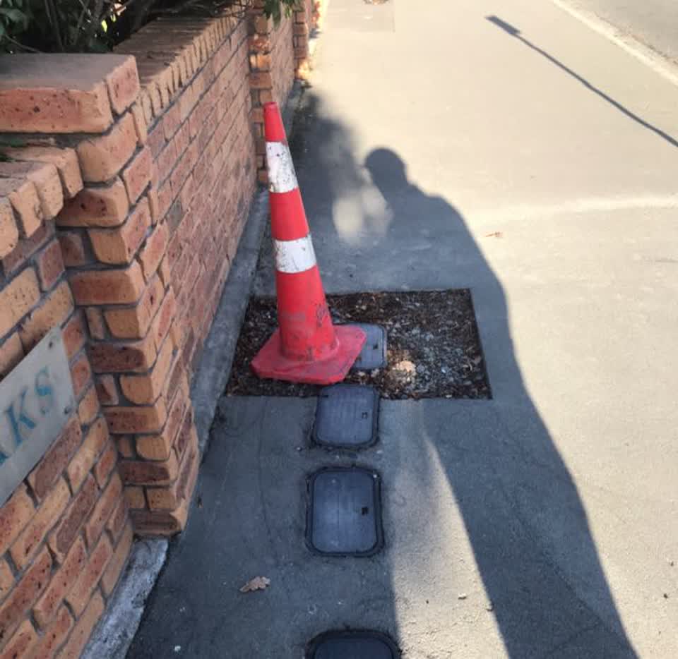 The photograph attached to this water supply report