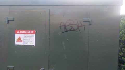 Graffiti, a report photo