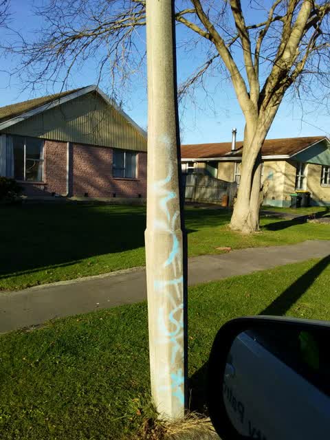 Graffiti, a report photo