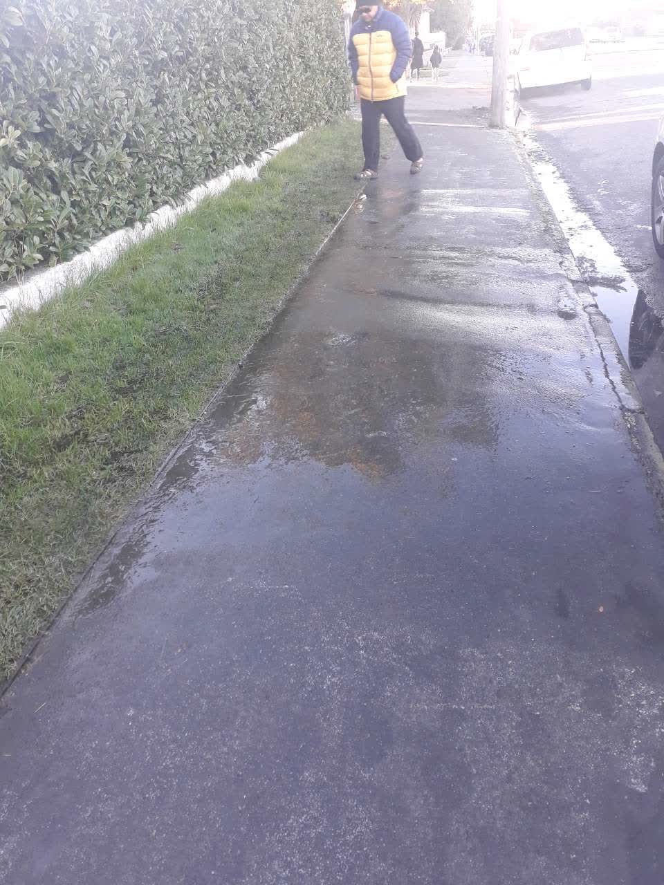 The photograph attached to this water supply report