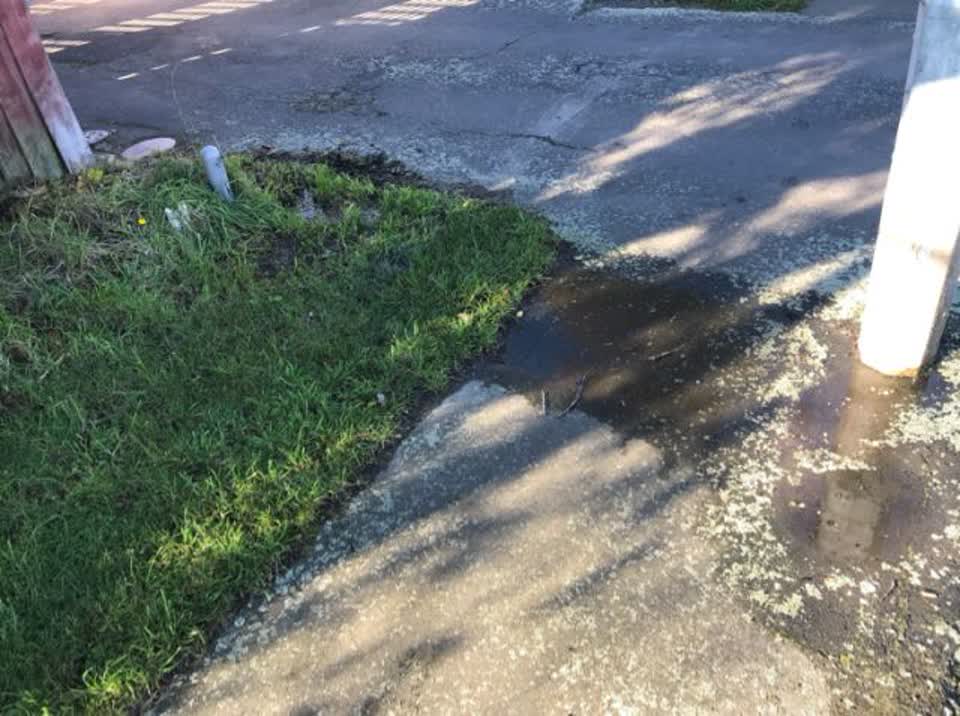 The photograph attached to this water supply report