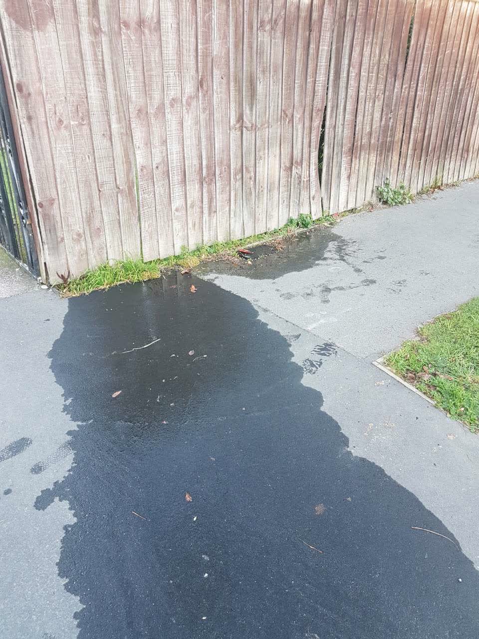 The photograph attached to this water supply report