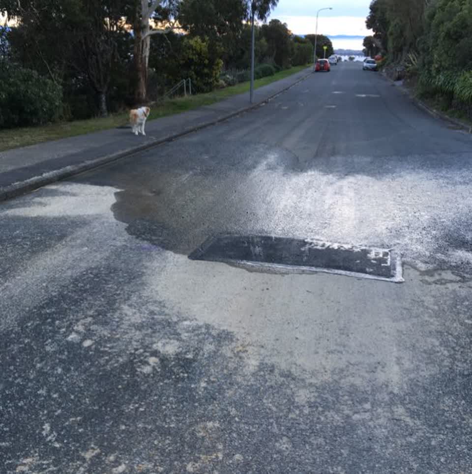 The photograph attached to this water supply report