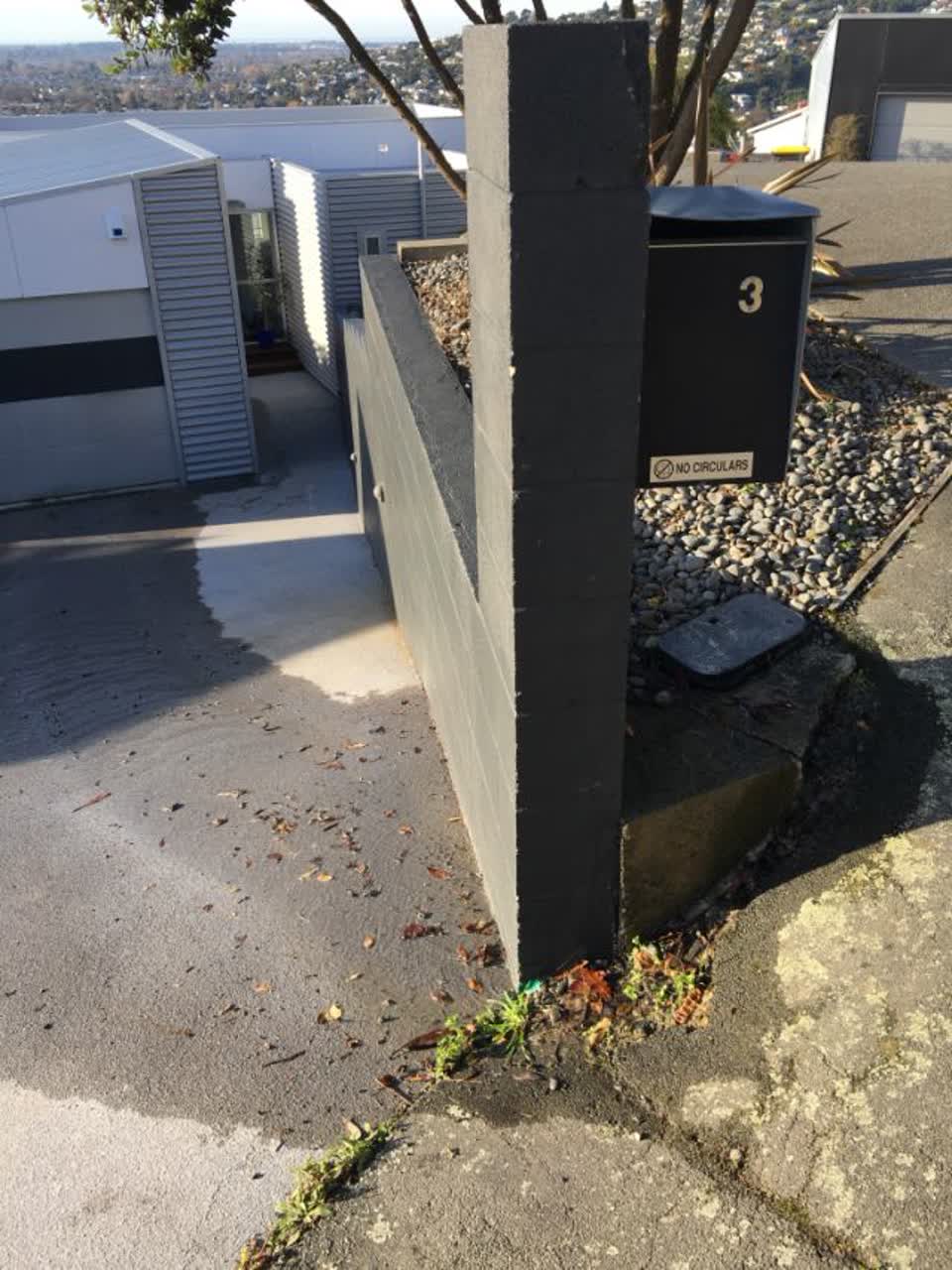 The photograph attached to this water supply report