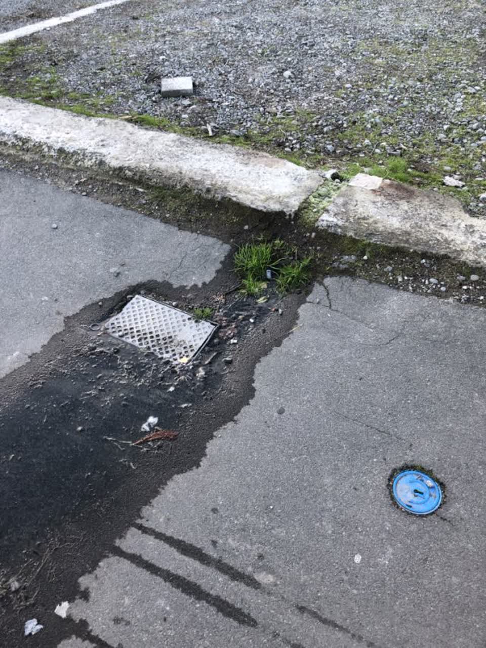 The photograph attached to this wastewater/stormwater report