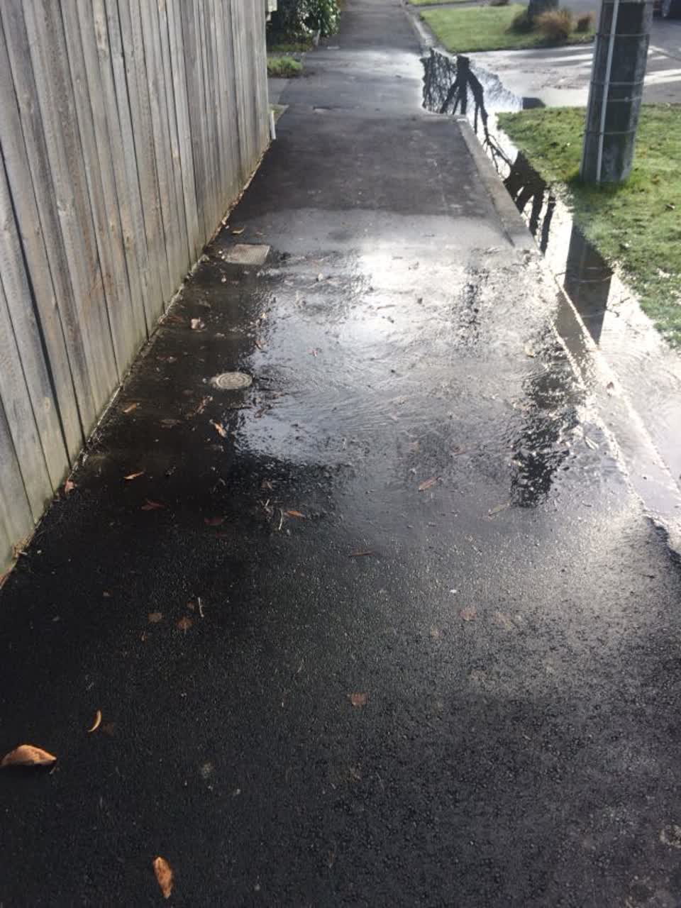 The photograph attached to this water supply report