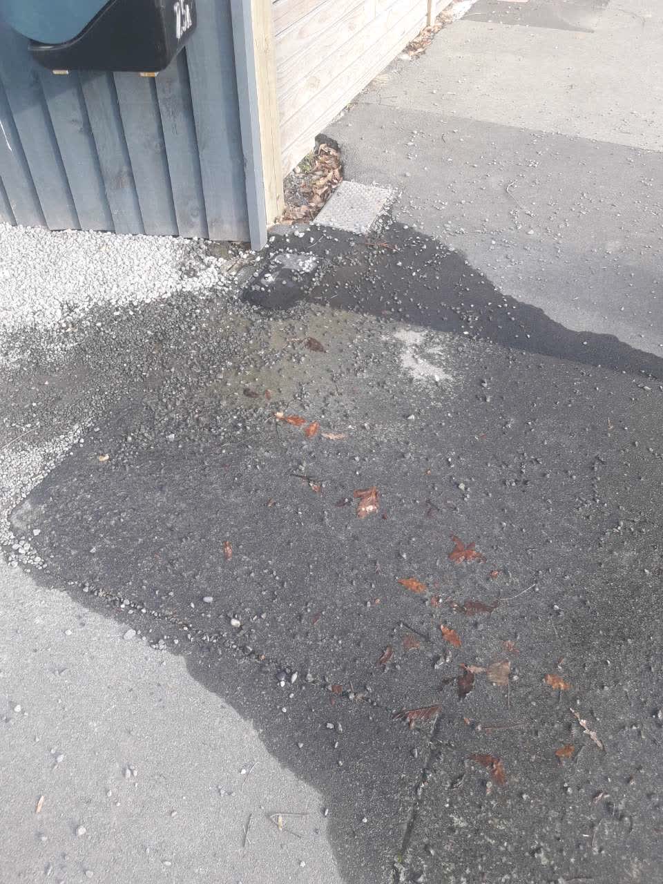 The photograph attached to this water supply report