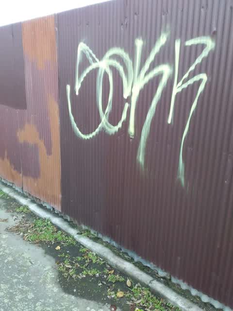 Graffiti, a report photo