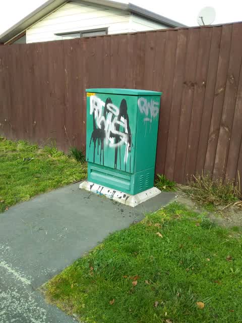 Graffiti, a report photo