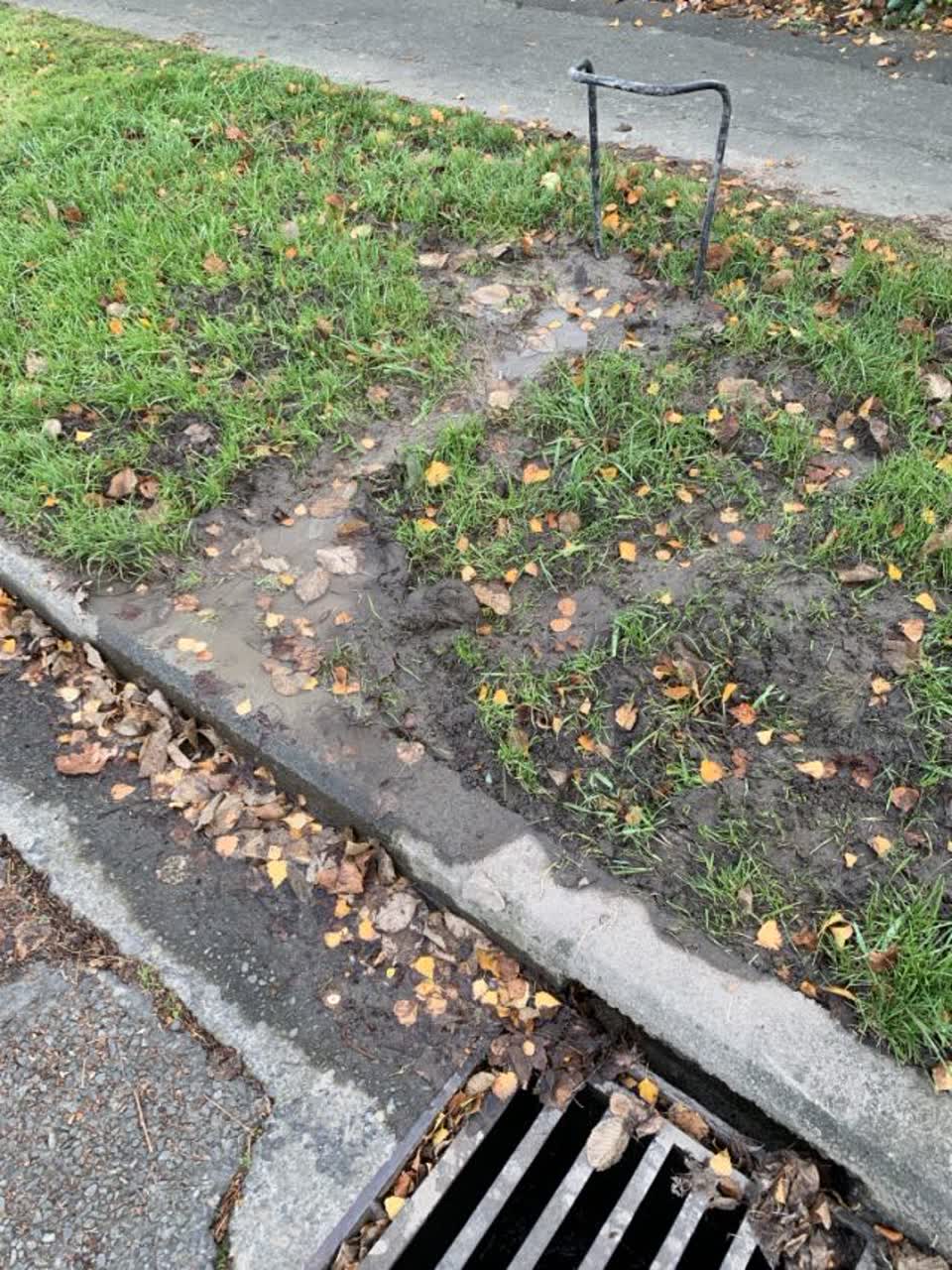 The photograph attached to this wastewater/stormwater report