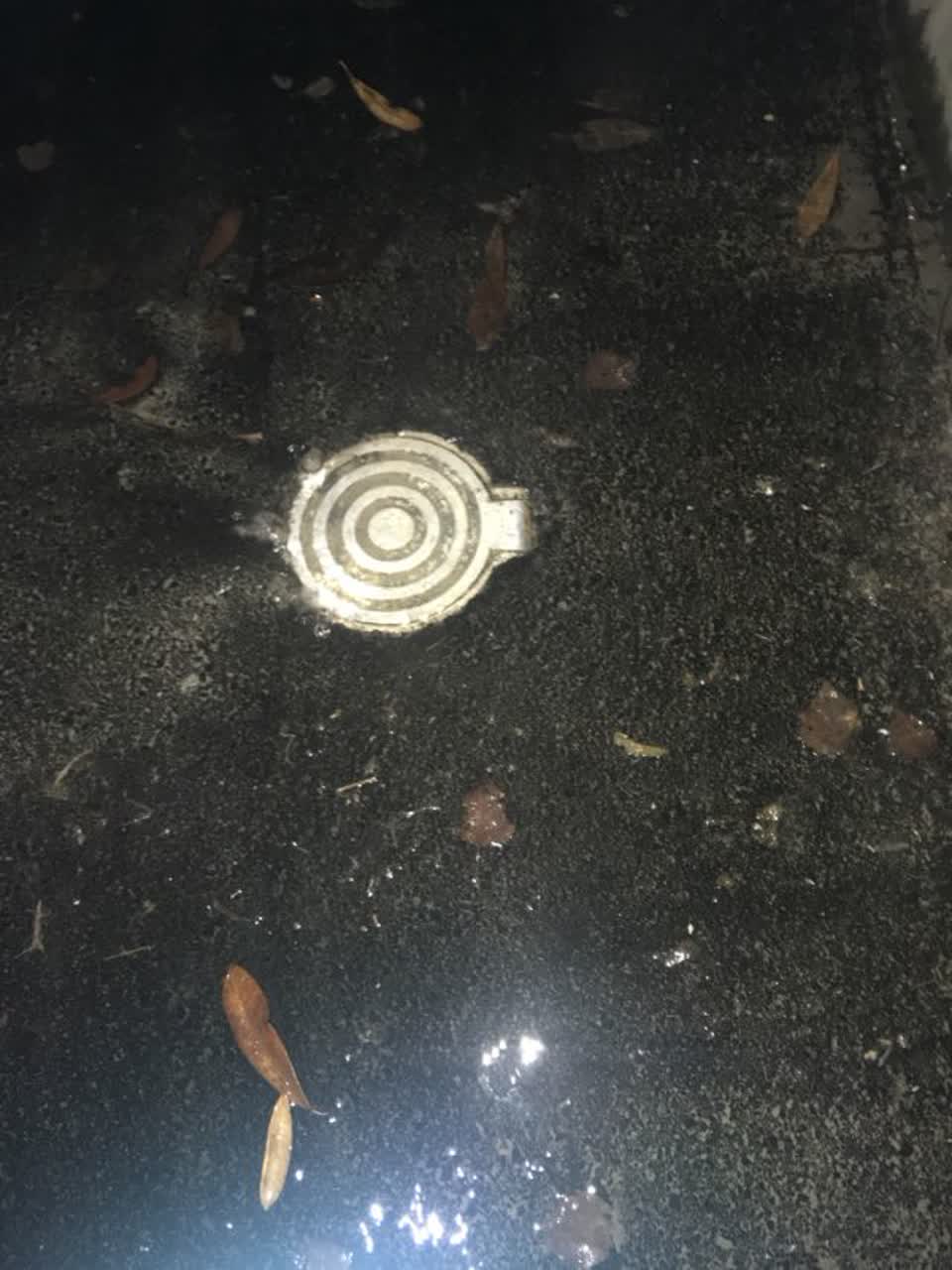 The photograph attached to this wastewater/stormwater report