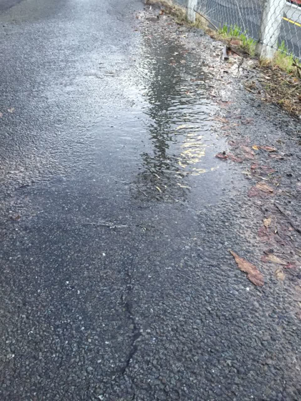The photograph attached to this wastewater/stormwater report