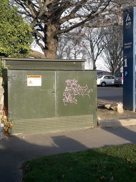 Graffiti, a report photo