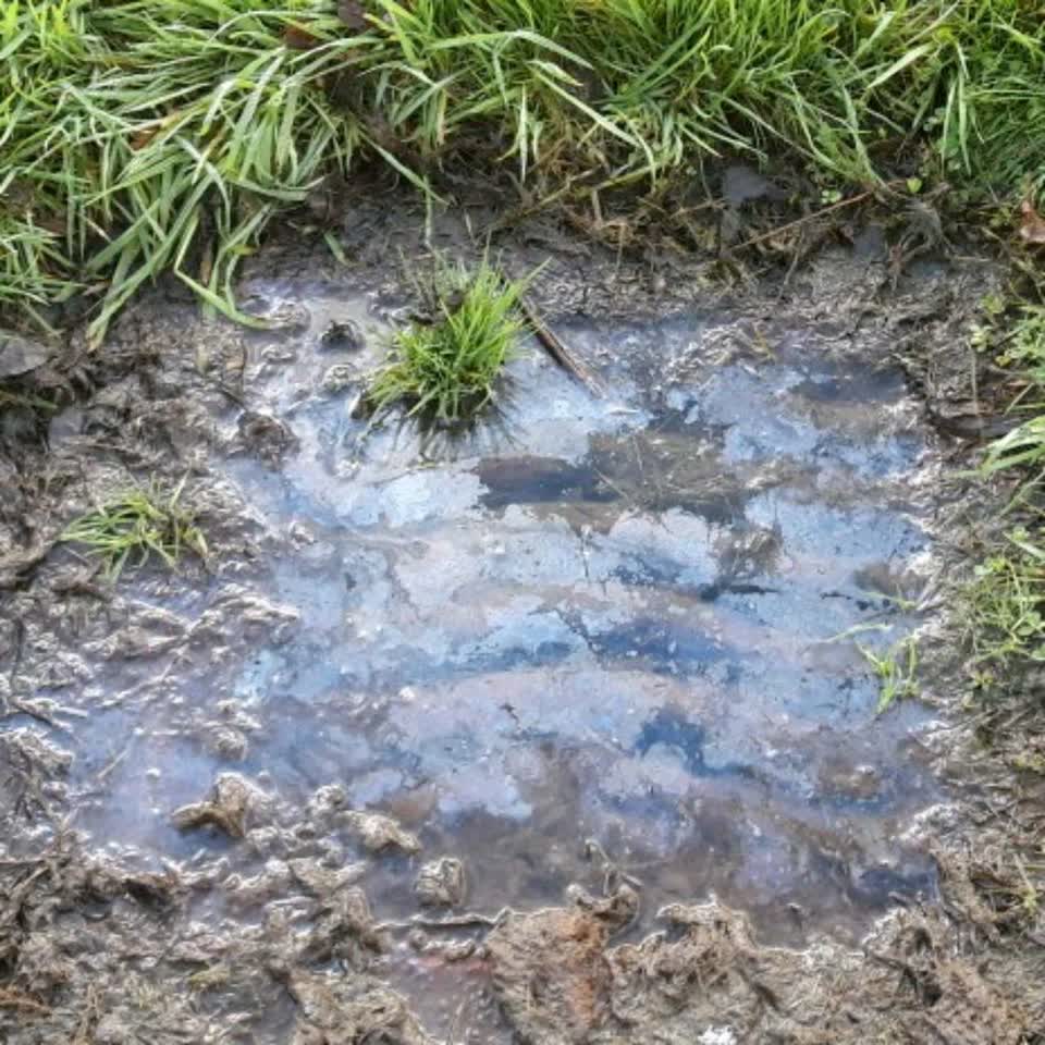 The photograph attached to this wastewater/stormwater report