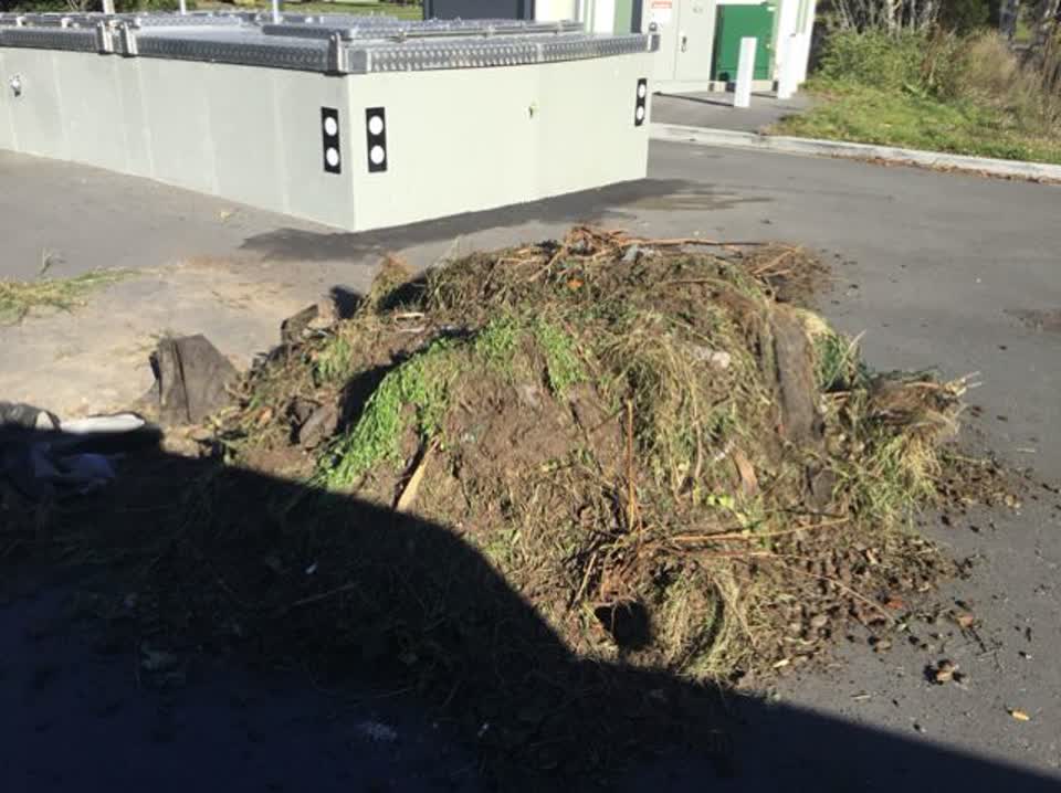 The photograph attached to this rubbish/recycling report