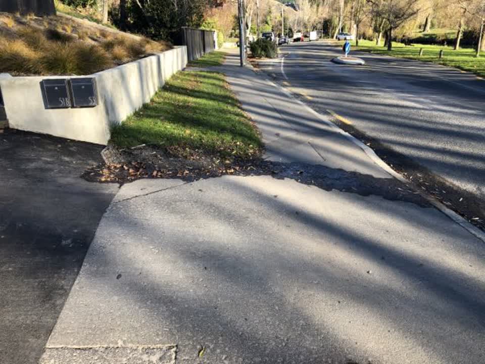 The photograph attached to this wastewater/stormwater report