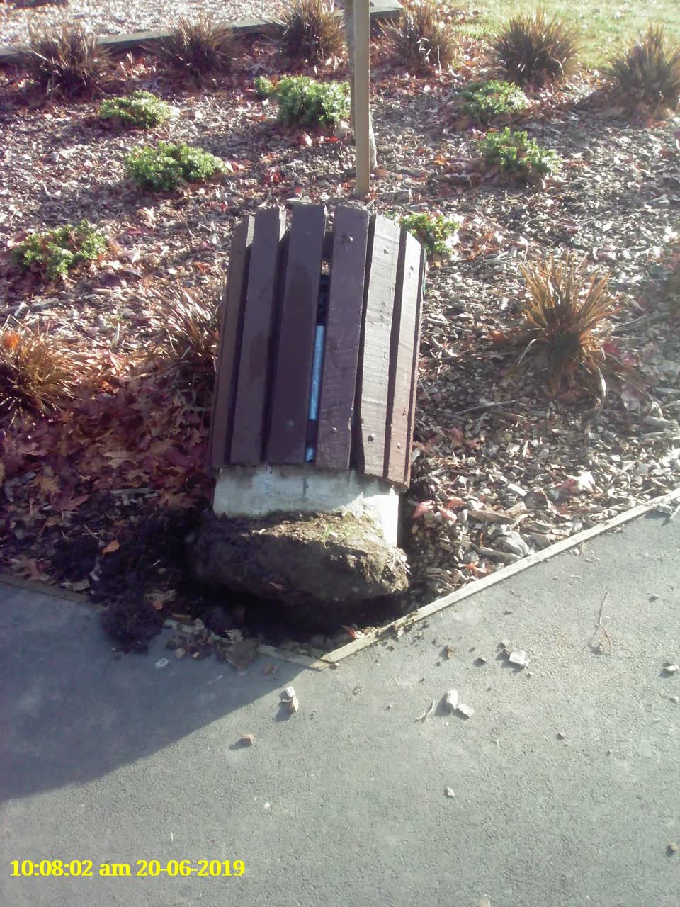 The photograph attached to this parks report