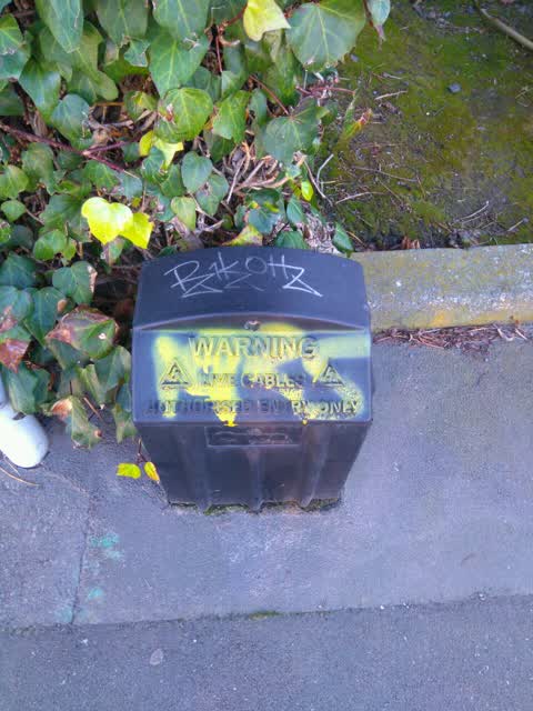 Graffiti, a report photo