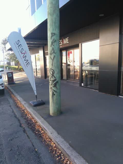 Graffiti — a report photo