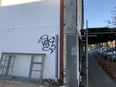 Graffiti, a report photo