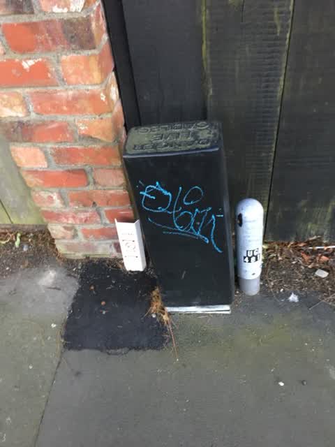 Graffiti, a report photo