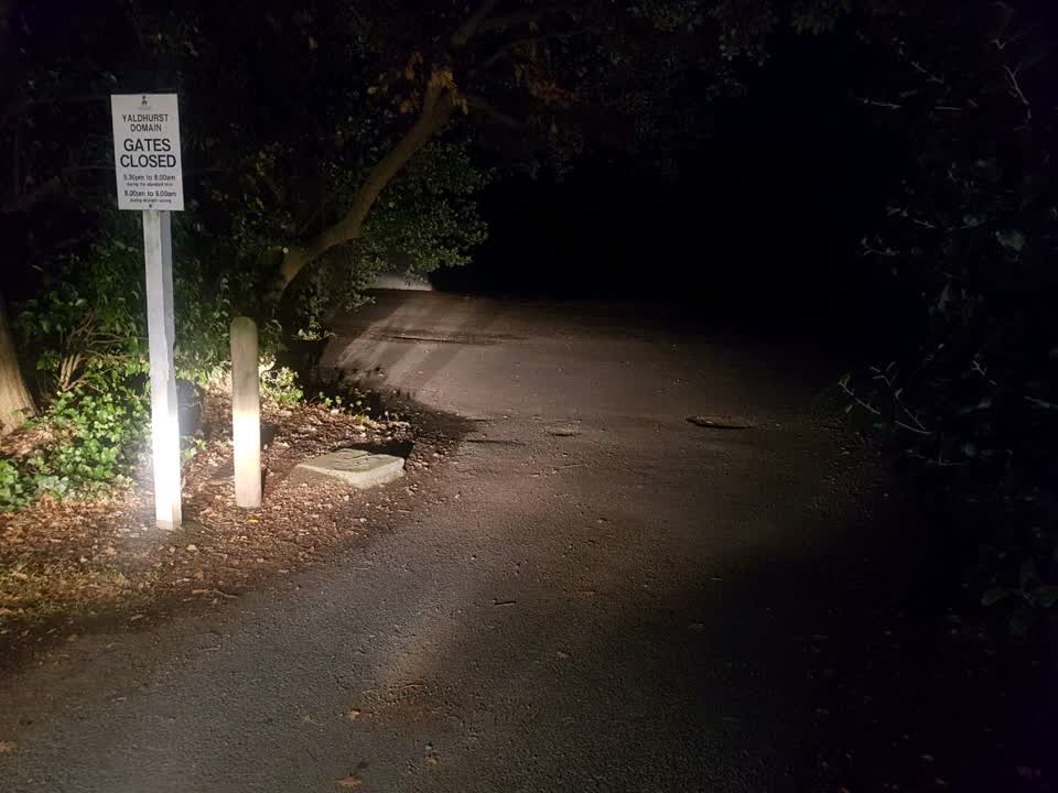 The photograph attached to this parks report