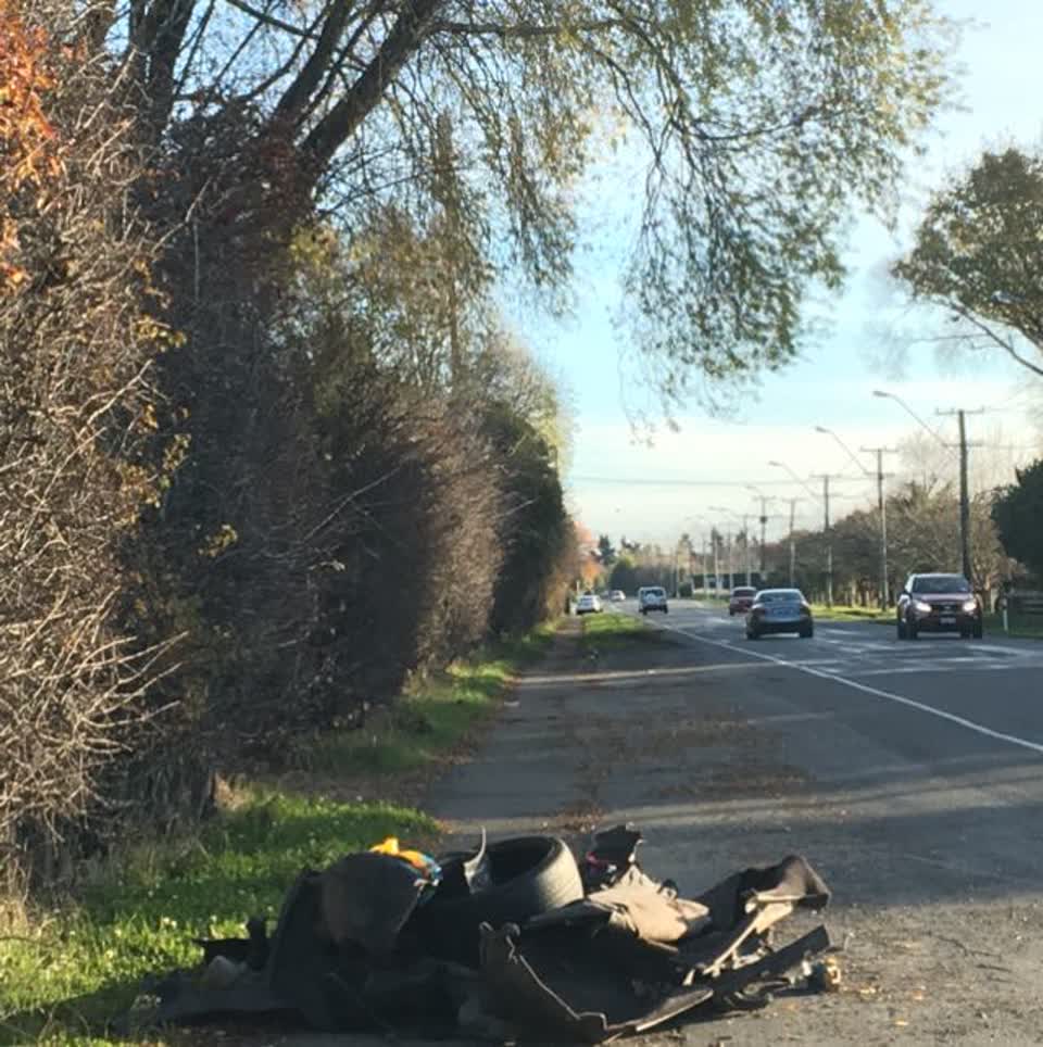 The photograph attached to this rubbish/recycling report
