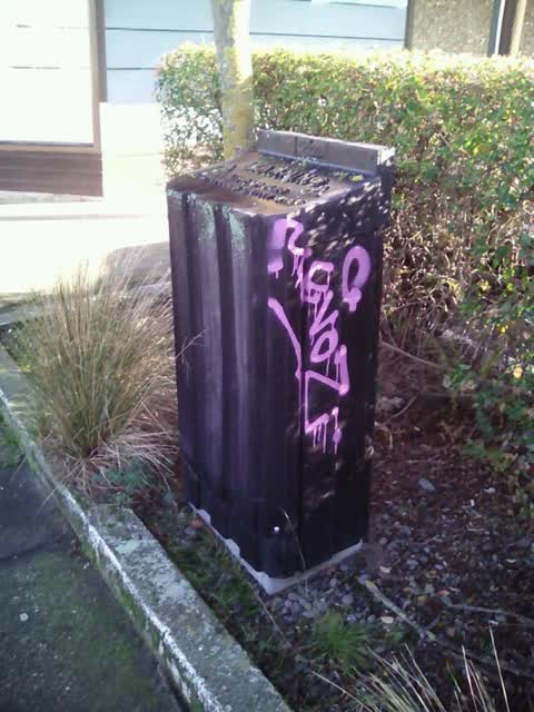 Graffiti, a report photo