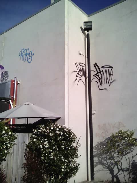 Graffiti, a report photo