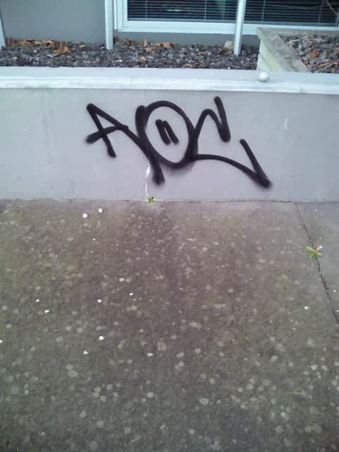 Graffiti, a report photo