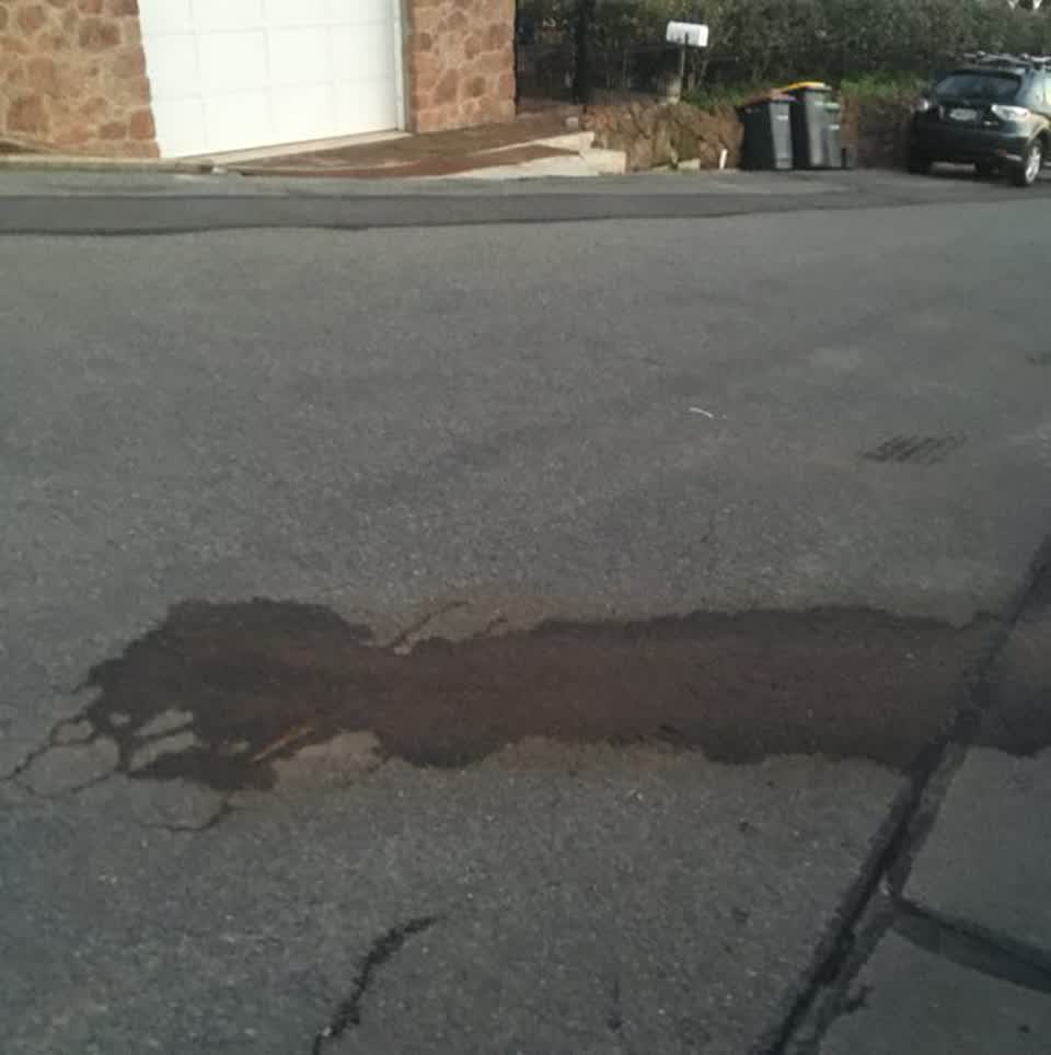 The photograph attached to this wastewater/stormwater report