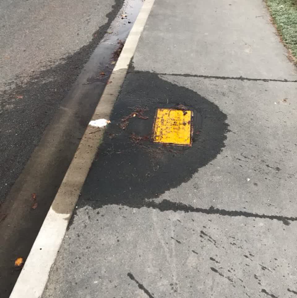 The photograph attached to this water supply report