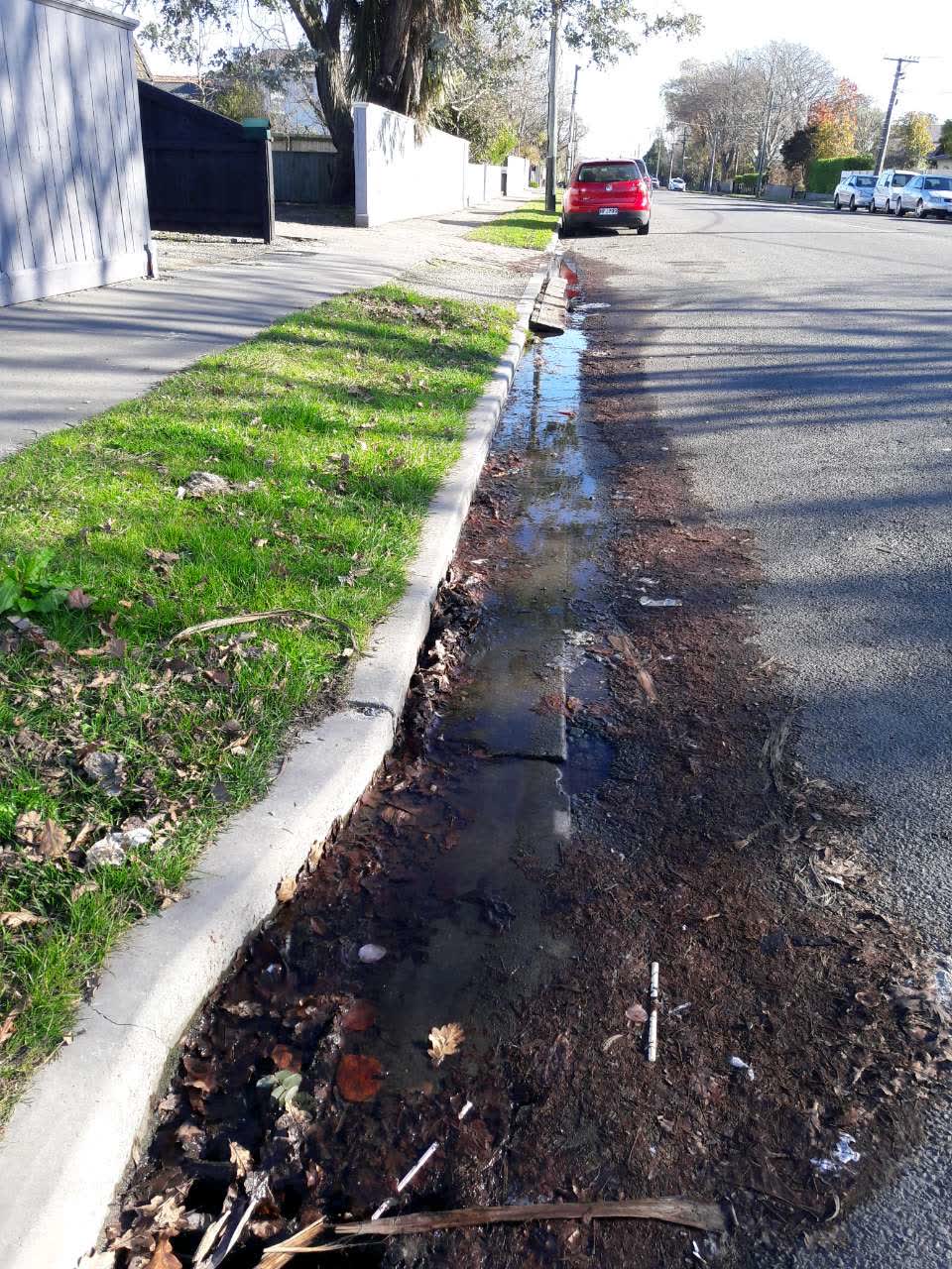 The photograph attached to this wastewater/stormwater report