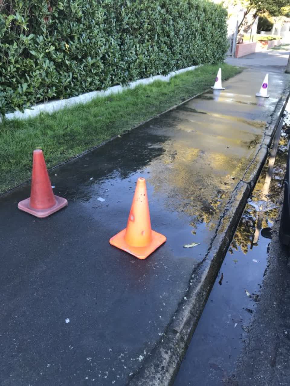 The photograph attached to this water supply report